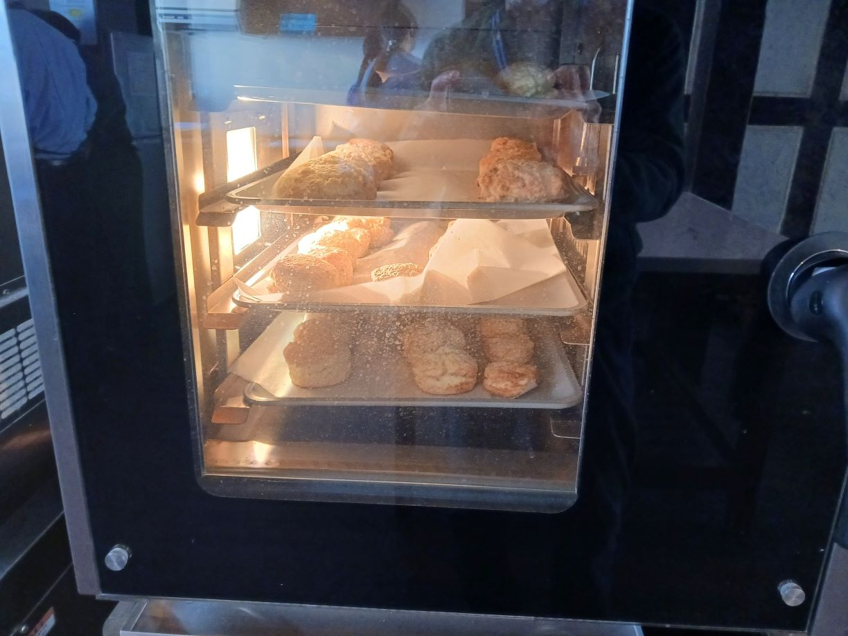 In the oven